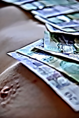 Saving money for regular pleasures.