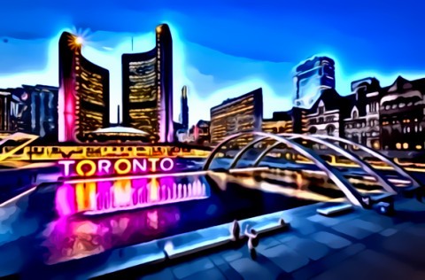 Toronto escort profile advertisement.