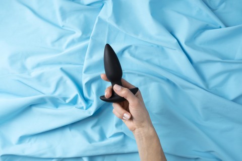 Escort preparing for anal sex