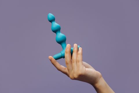 Prostate massager toy designed for male pleasure