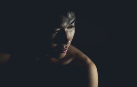 Sex worker trauma and emotional resilience concept