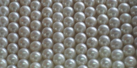 Close-up of penis beads