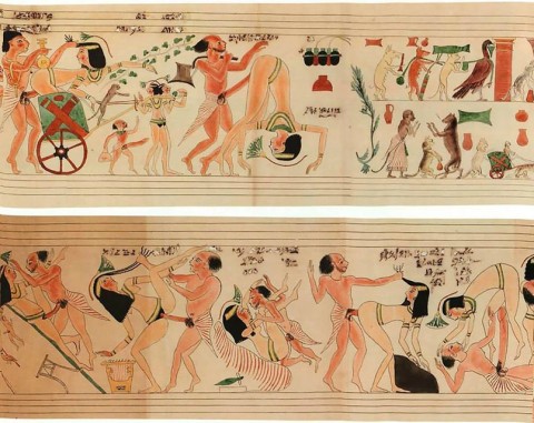 Ancient Egypt sexuality and intimacy scene