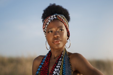 Kenyan woman representing sex Russian roulette