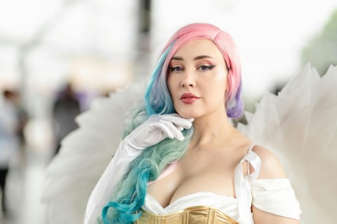 Cosplay escorts in character costume