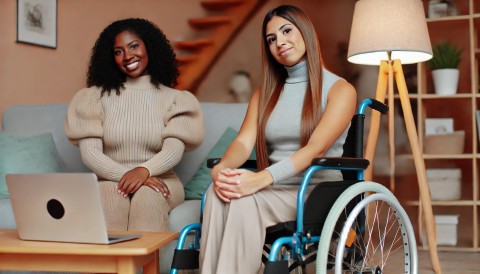 Sex workers with disabilities embracing diversity.