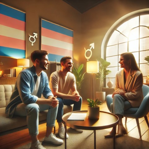 Welcoming and inclusive escort service setting.