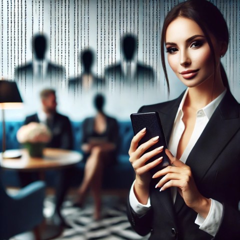 Escort ensuring privacy and anonymity online