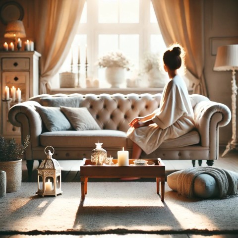 A relaxed client enjoying a stress-free escort experience.