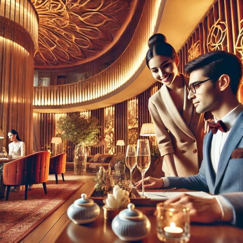 Escort offering unique services to clients.