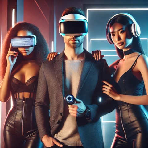 Futuristic sci-fi erotica and technology.