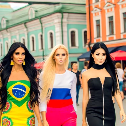 Popular escort nationalities in 2024.