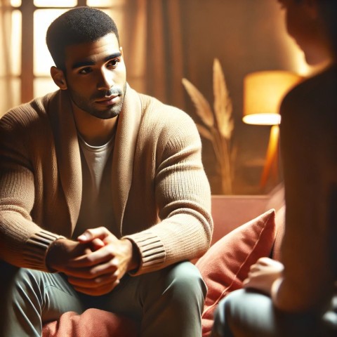 Escort listening attentively with empathy.