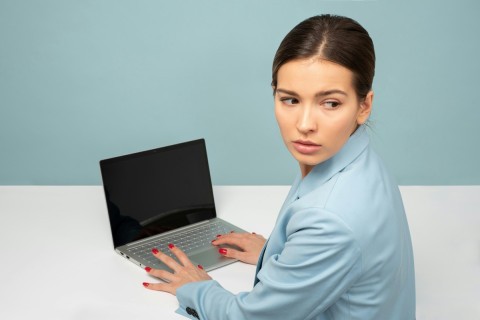 Woman managing part-time escort work