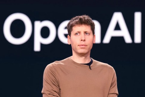Sam Altman, CEO of OpenAI, speaking at an event