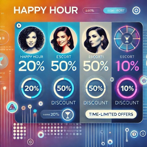 Dynamic, Time-Limited Deals on Escort Services Ranging from 5% to 80% Off