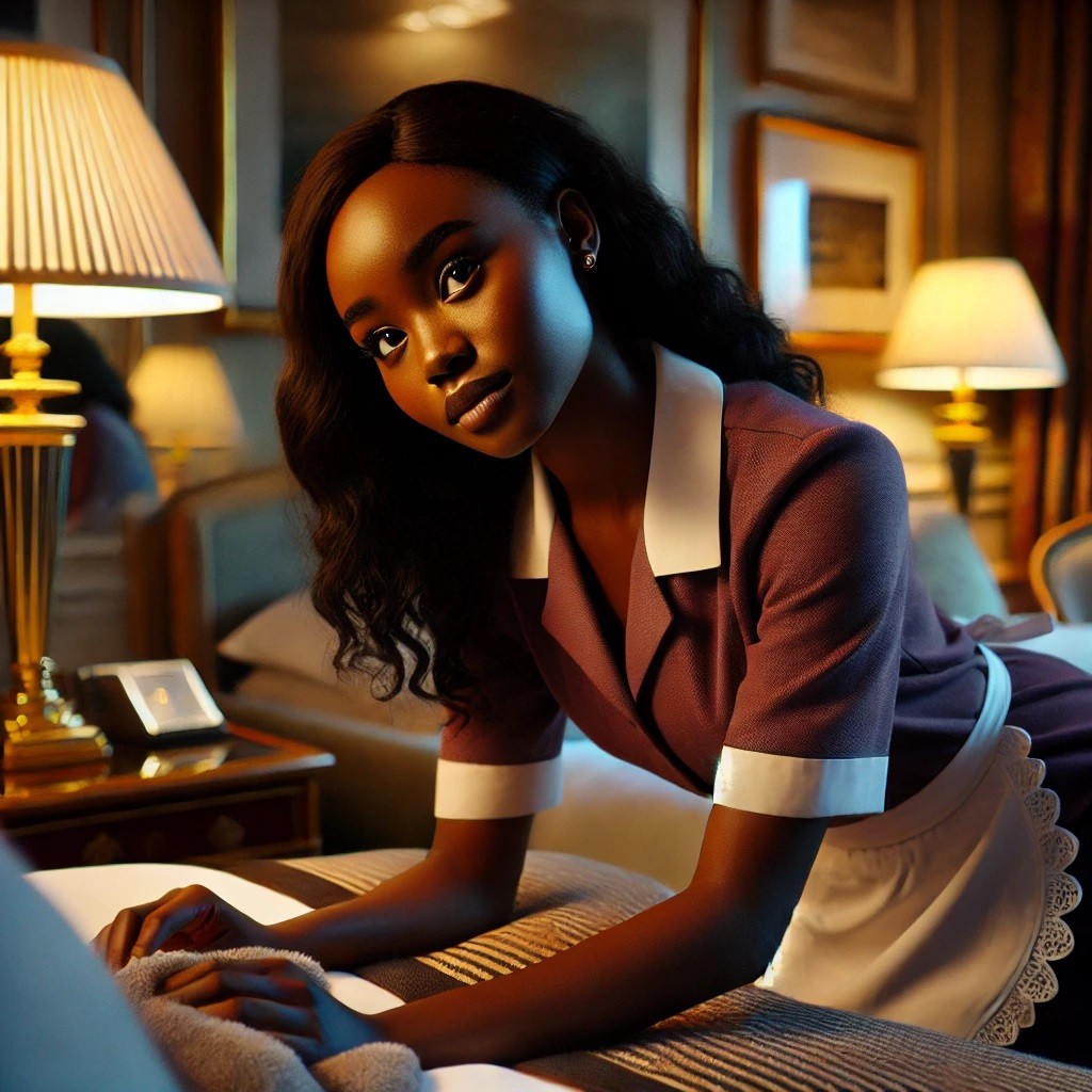 A Housekeeper’s Dual Role in a Kenyan Hotel