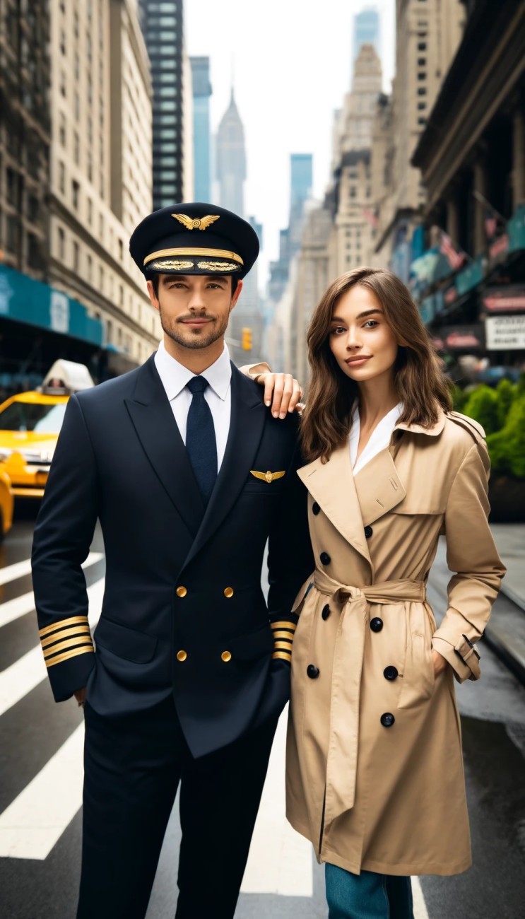 Pilot and escort's unexpected romance