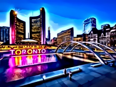 Toronto escort profile advertisement.