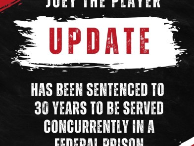 #JoeyThePlayer Sentenced to the Max