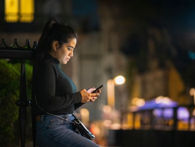 Sex worker helping a distressed colleague in crisis