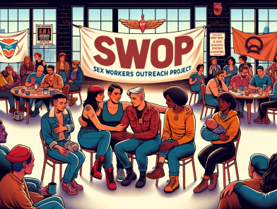 Sex workers supporting advocacy and outreach.
