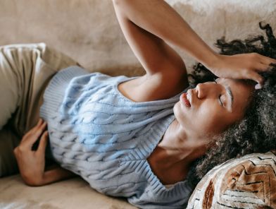 Exhausted escort experiencing chronic fatigue symptoms