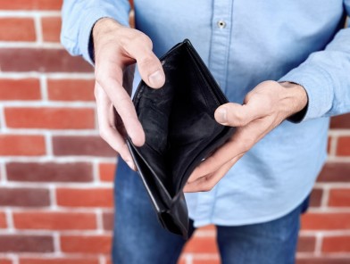 Graphic emphasizing "money first" protocol to prevent payment scams.