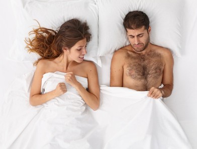 Young man facing erectile dysfunction challenges