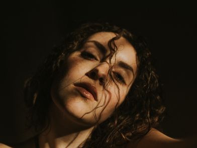Woman reaching powerful Giga Orgasm through stimulation.