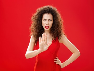 Escort boundaries shown as she says no