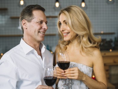 Mature female escort confident and reflective