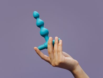 Prostate massager toy designed for male pleasure