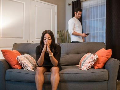 Married man discreetly meeting an escort