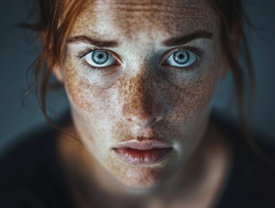 Semen in the eye discomfort scene