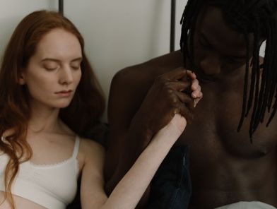 Couple struggling with sex life intimacy issues
