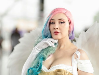 Cosplay escorts in character costume