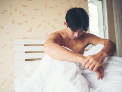 Sex worker offering calm emotional support