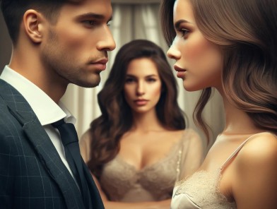Lesbian escort navigating professional boundaries.