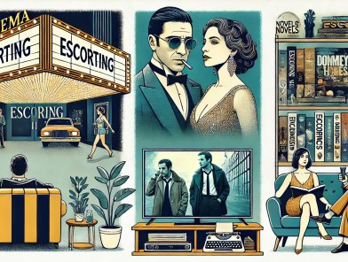 Escorts portrayed in movies and TV.