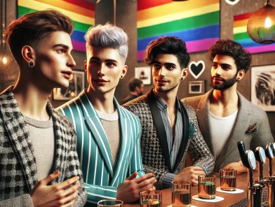 LGBTQ+ escort providing inclusive companionship.