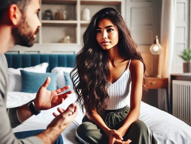 Escort professionally handling client's secrets