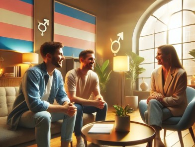 Welcoming and inclusive escort service setting.