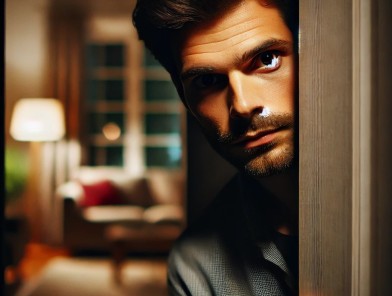 Consensual exhibitionism and voyeurism in a safe setting.