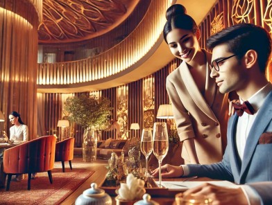 Escort offering unique services to clients.