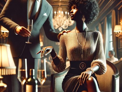 High-end escort with elite client privately