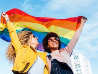 Bakersfield Pride Festival celebrating LGBTQ+ community with rainbow flags and live performances