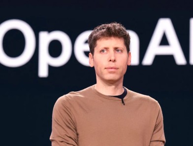 Sam Altman, CEO of OpenAI, speaking at an event