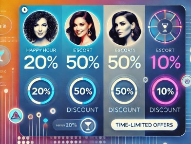 Dynamic, Time-Limited Deals on Escort Services Ranging from 5% to 80% Off