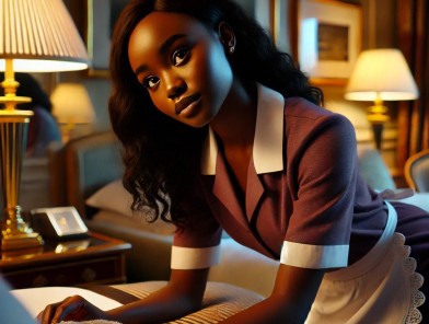 A Housekeeper’s Dual Role in a Kenyan Hotel